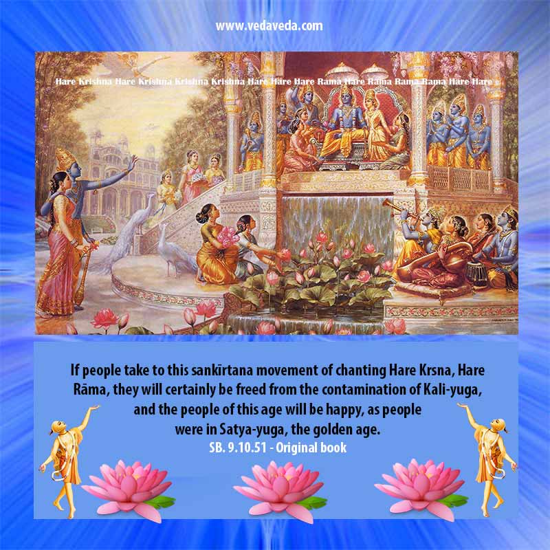 ART OF KRISHNA - Simply by chanting the holy name of Krishna one can  obtain freedom from material existence. Indeed, simply by chanting the Hare  Krishna mantra one will be able to